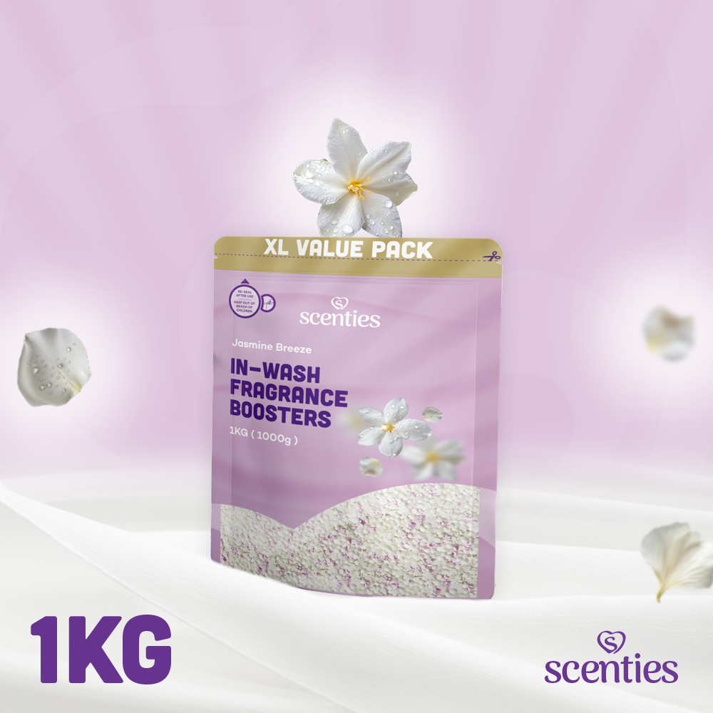 Scentl 1KG Jasmine Breeze Laundry In-Wash Fragrance Booster Beads