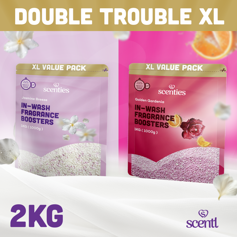 Double Trouble XL 2KG Bundle (1KG Golden Gardenia + 1KG Jasmine Breeze)